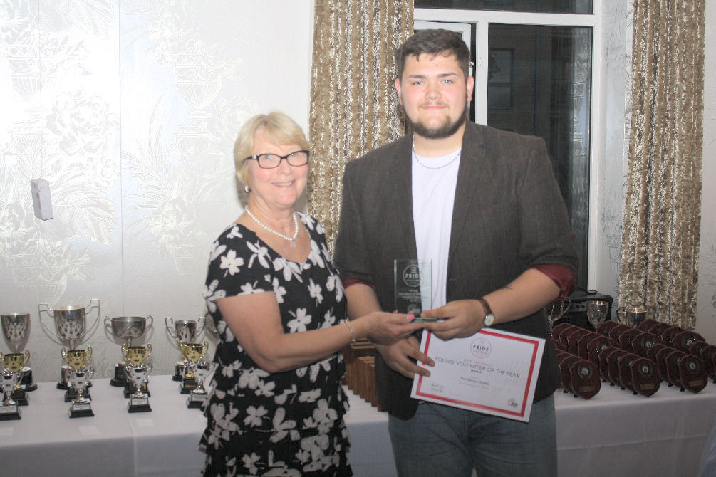 Finn Morgan-Bayliss, Winner of the TTE Young Volunteer of the Year Award