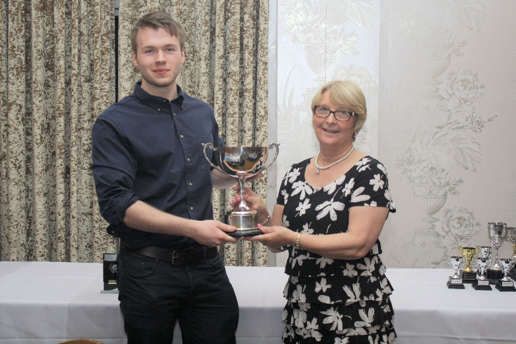 Michael Kominek, Winner of the David Woodcock Trophy for the Most Improved Player